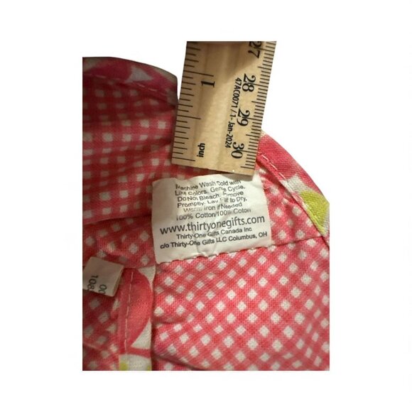 Thirty-One Colorful Boho Print Cotton Canvas Crossbody Bag With Adjustable Strap - Picture 10 of 10